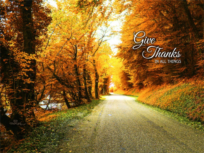 Give Thanks in all things - thankful, thankfulness, gratitude